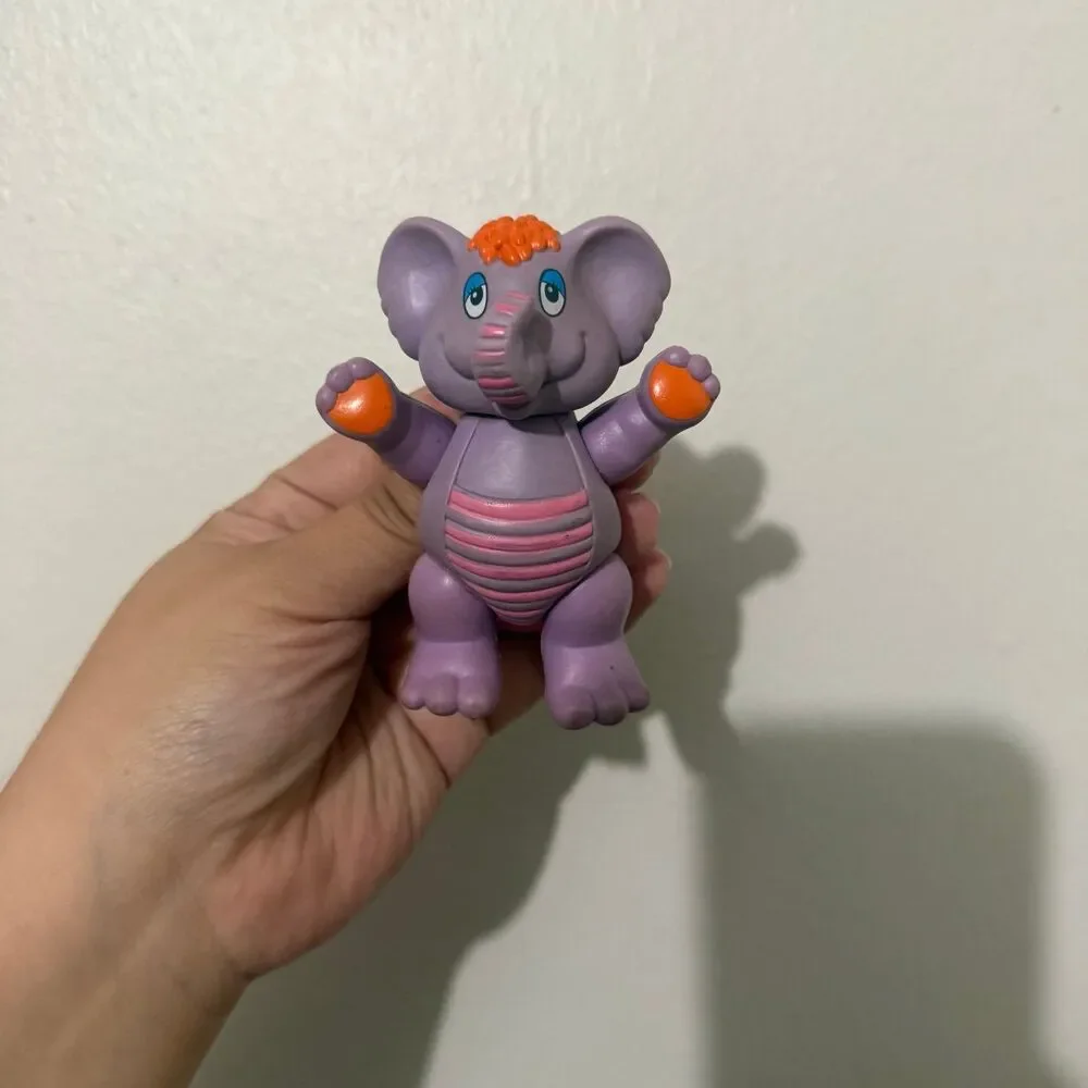 Hasbro Wuzzles Eleroo Purple Elephant  1985 Disney Vintage 3